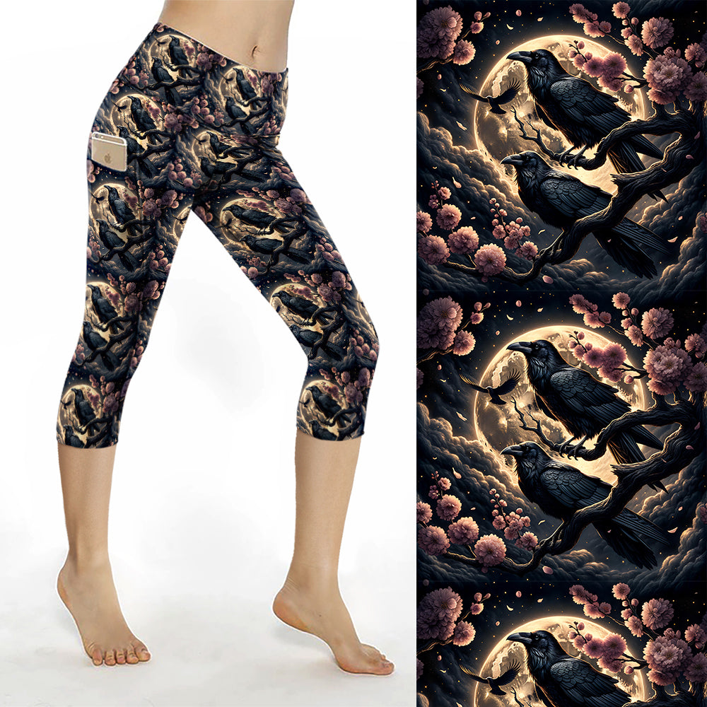 Preorder Ravenheart Moon thigh pocket Capri leggings. Ends 31st December, available early to mid February