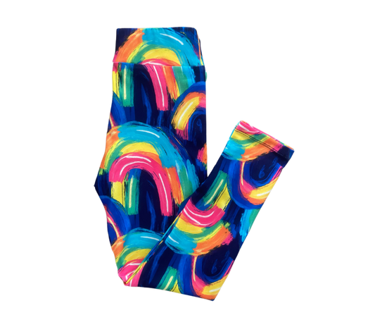 Rainbow full length leggings