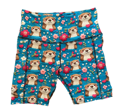 Otterly Love thigh pocket shorts