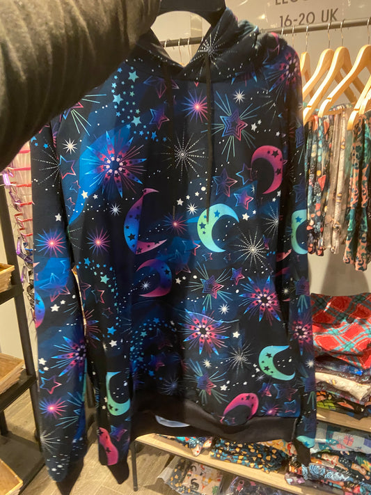 Adult Moon & Stars Hoodie