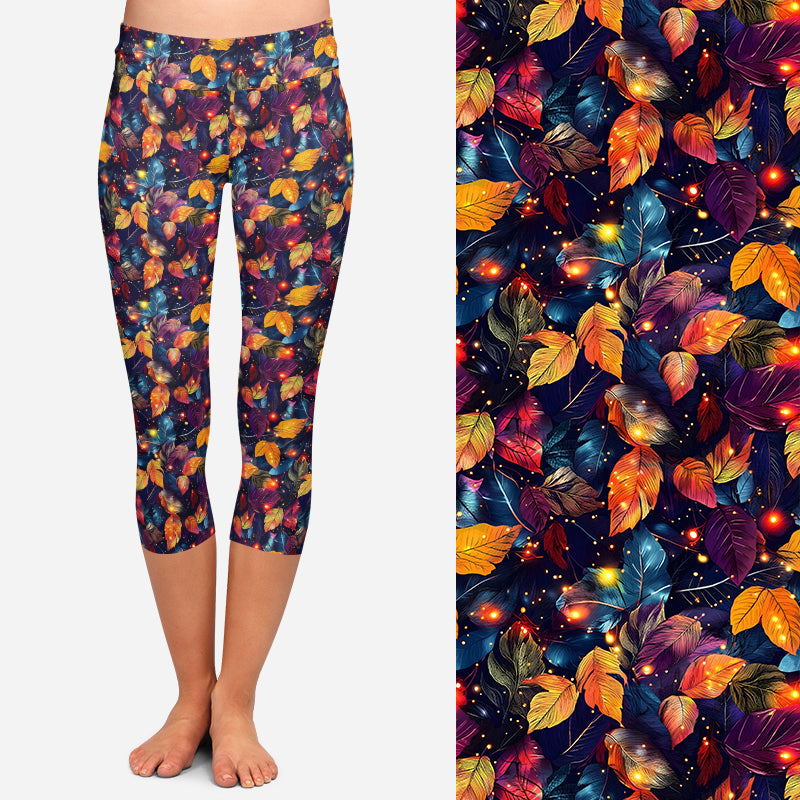 Preorder Autumn Leaves Capri leggings