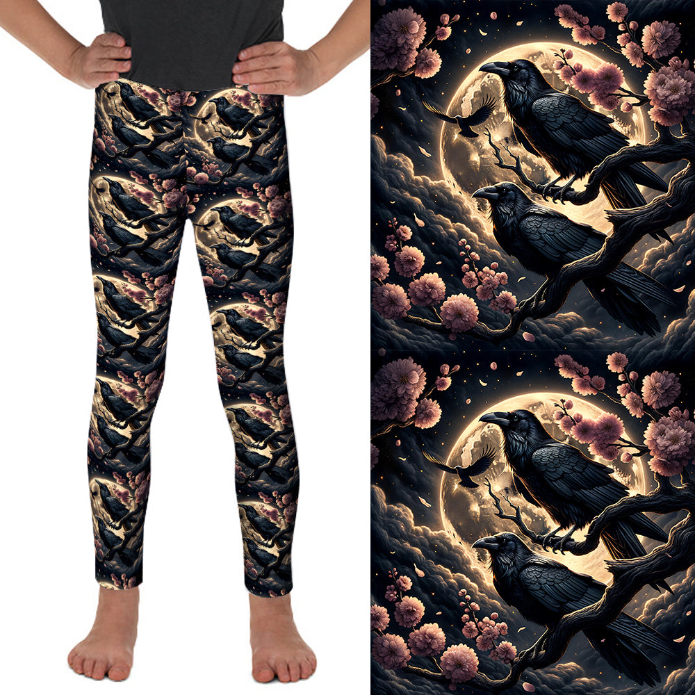 Preorder Kids Ravenheart Moon full length leggings. Ends 31st December, available early to mid February