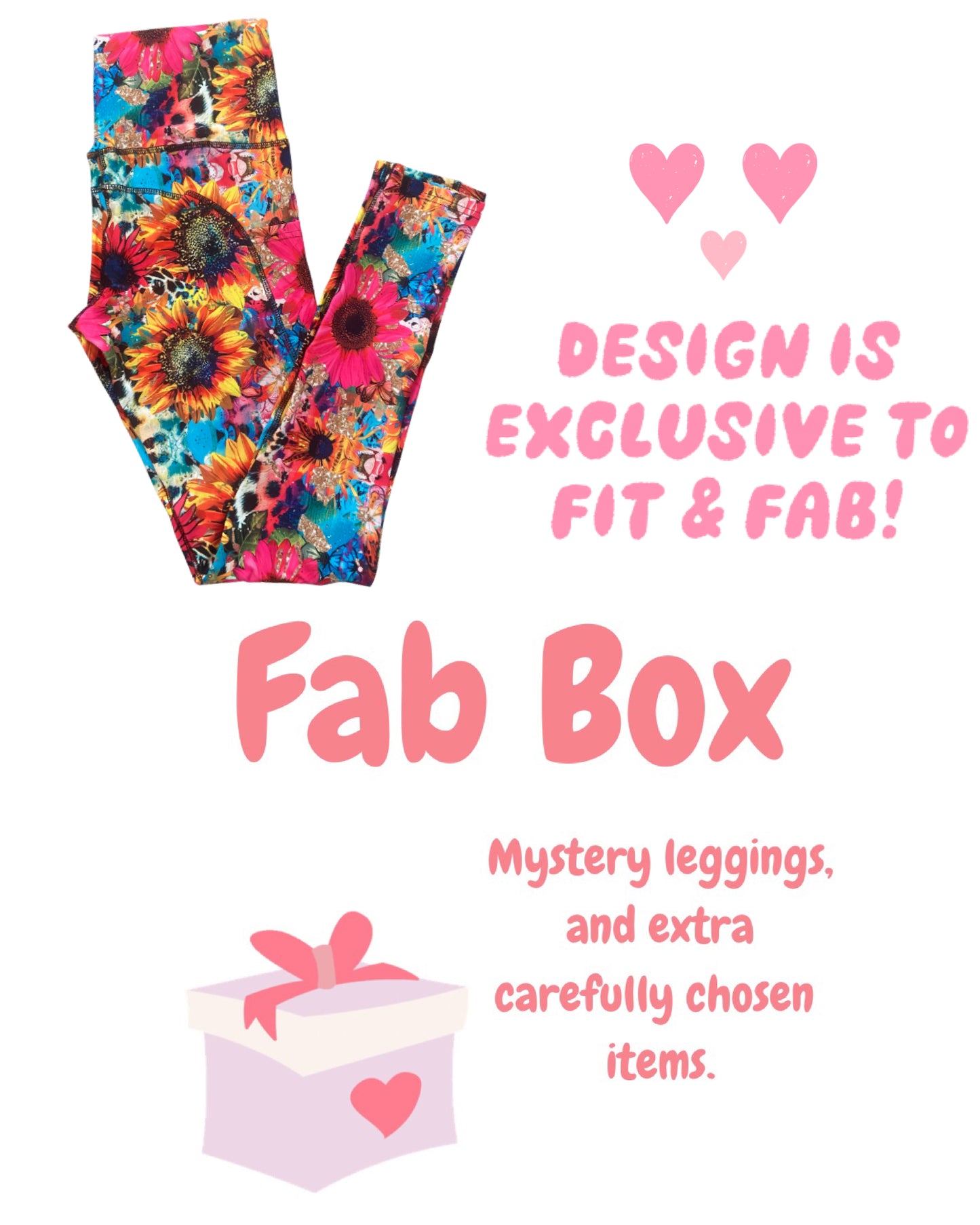 Fab Box Sunflower Full Length Thigh Pocket Leggings