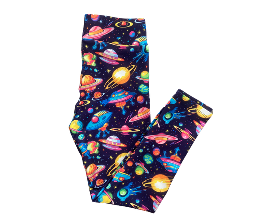 Psychedelic Space full length leggings