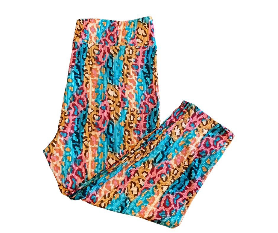 Sketch Leopard Capri Leggings was £17 now £13