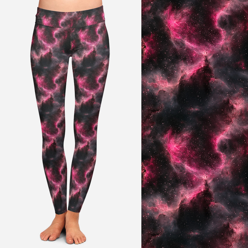 Preorder Pink Galaxy full length leggings. Ends 31st December, available early to mid February