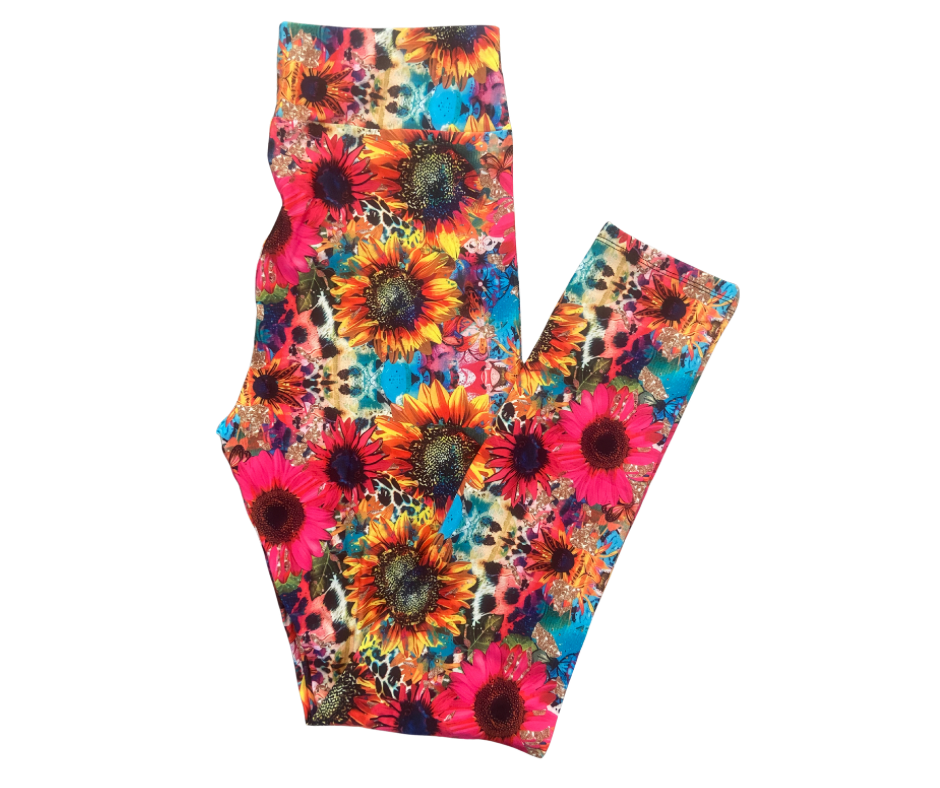 Sunflower full length leggings