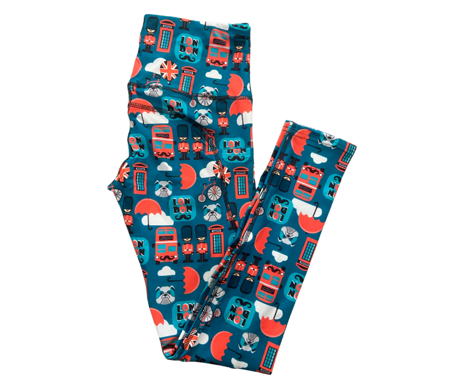 London full length thigh pocket leggings
