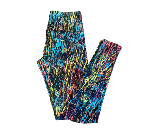 Urban Grunge Full Length Thigh Pocket Leggings