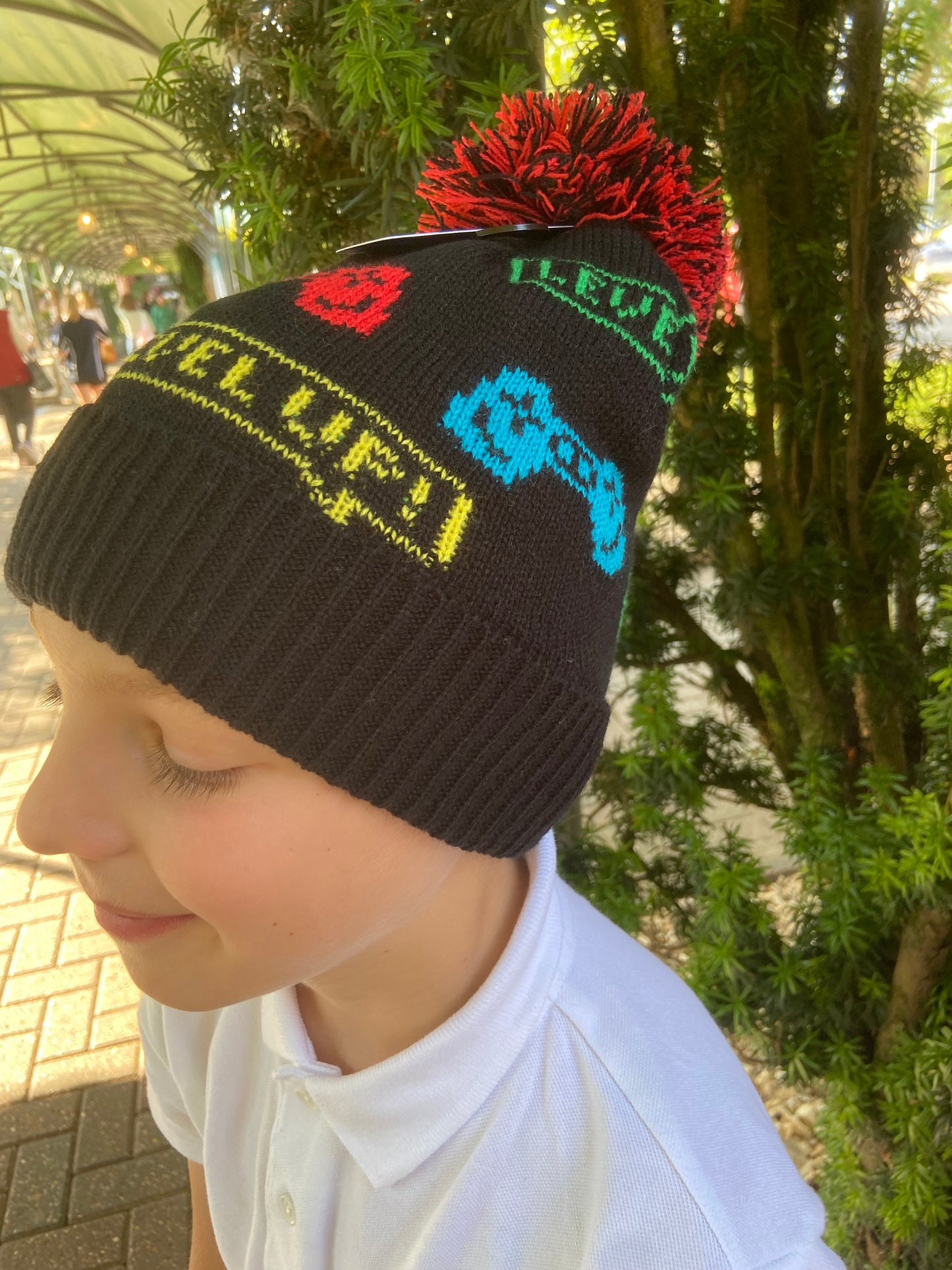 Kids Level Up Bobble Hat was £7.99 now £3.00