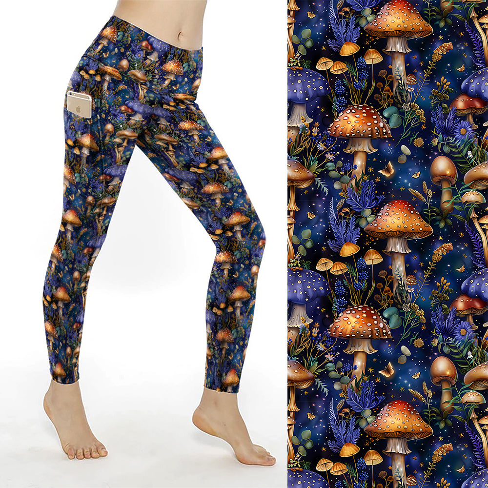Preorder Enchanted Earth thigh pocket full length leggings