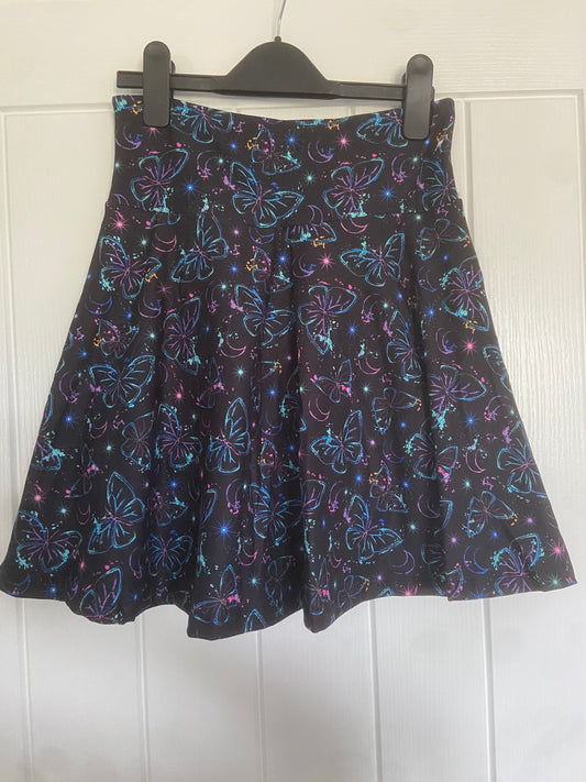 Neon Butterfly Skort