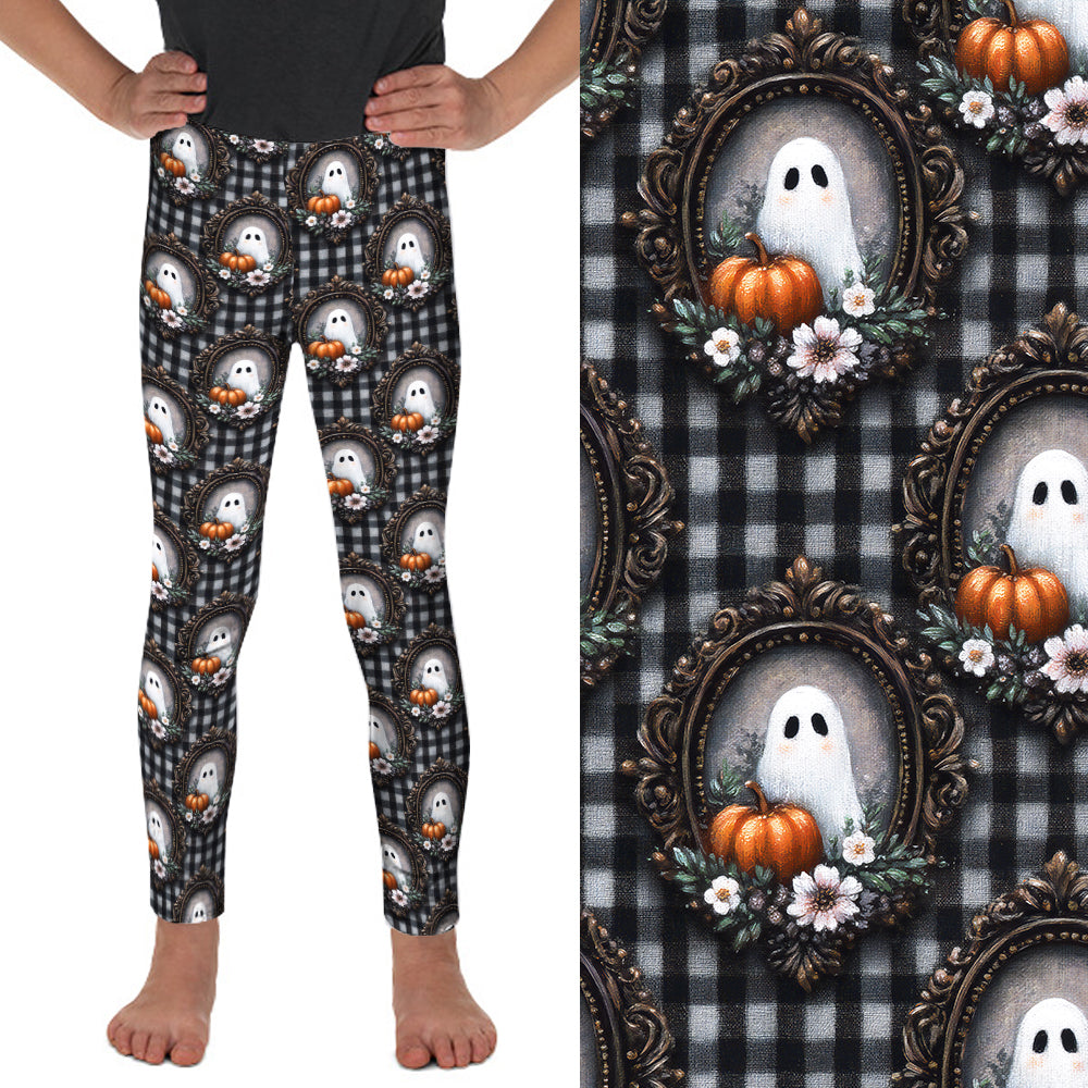 Preorder Kids Ghost Mirror full length leggings, ends 25th August, available early October