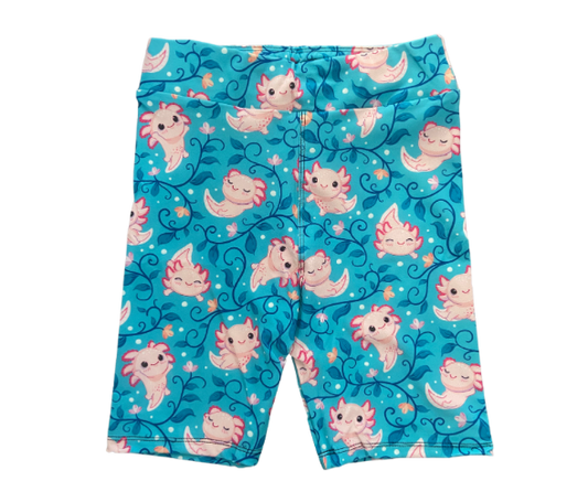 Kids Happy Axolotl Shorts