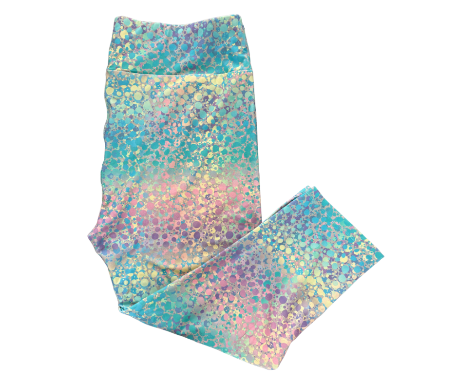 Shimmer Capri leggings