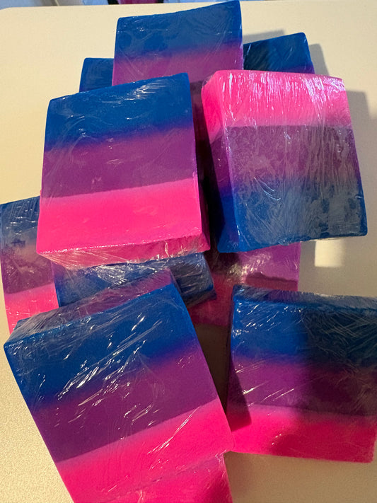 Unicorn soap slice