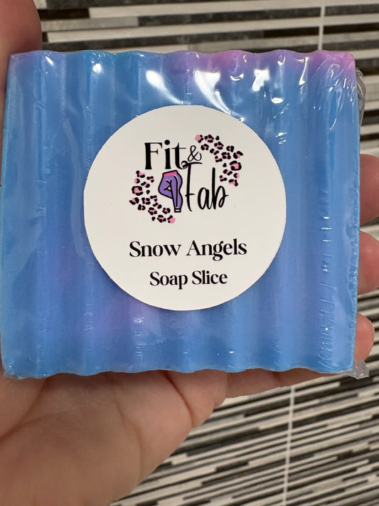 snow Angel Soap Slice