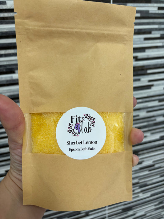 Sherbet Lemon Epsom Bath Salts