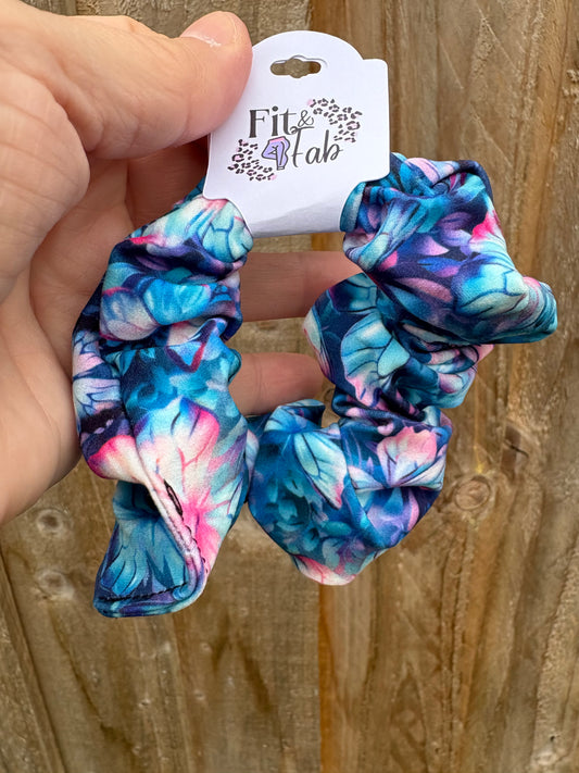 Neon Butterfly Hair Scrunchie