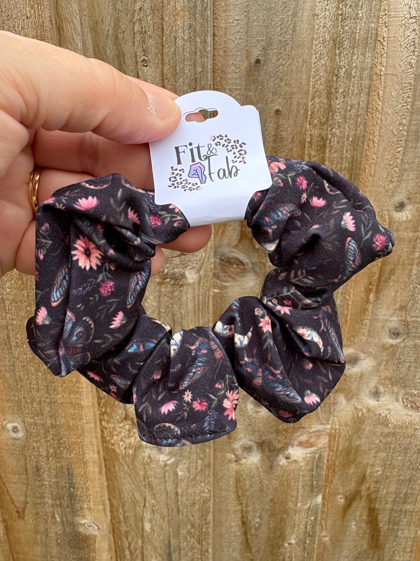 Night Garden Hair Scrunchie