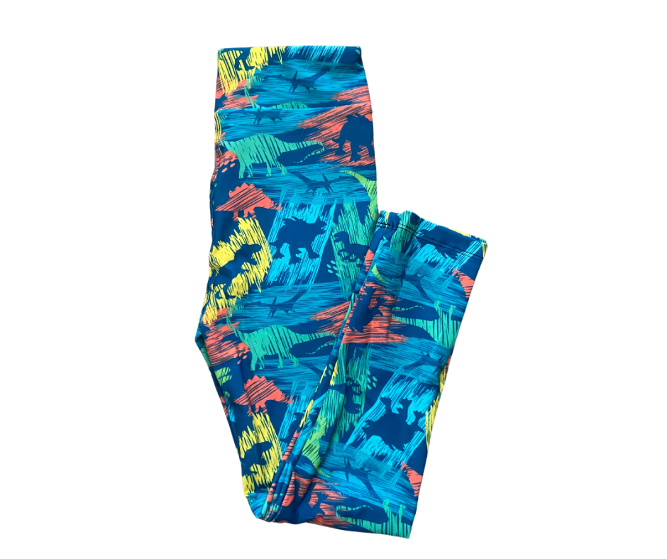 Sketch Dino full length leggings