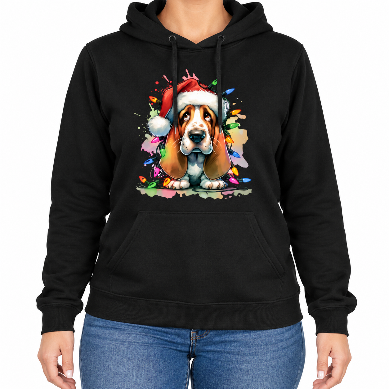 Jingle Bell Bassett Hoodie