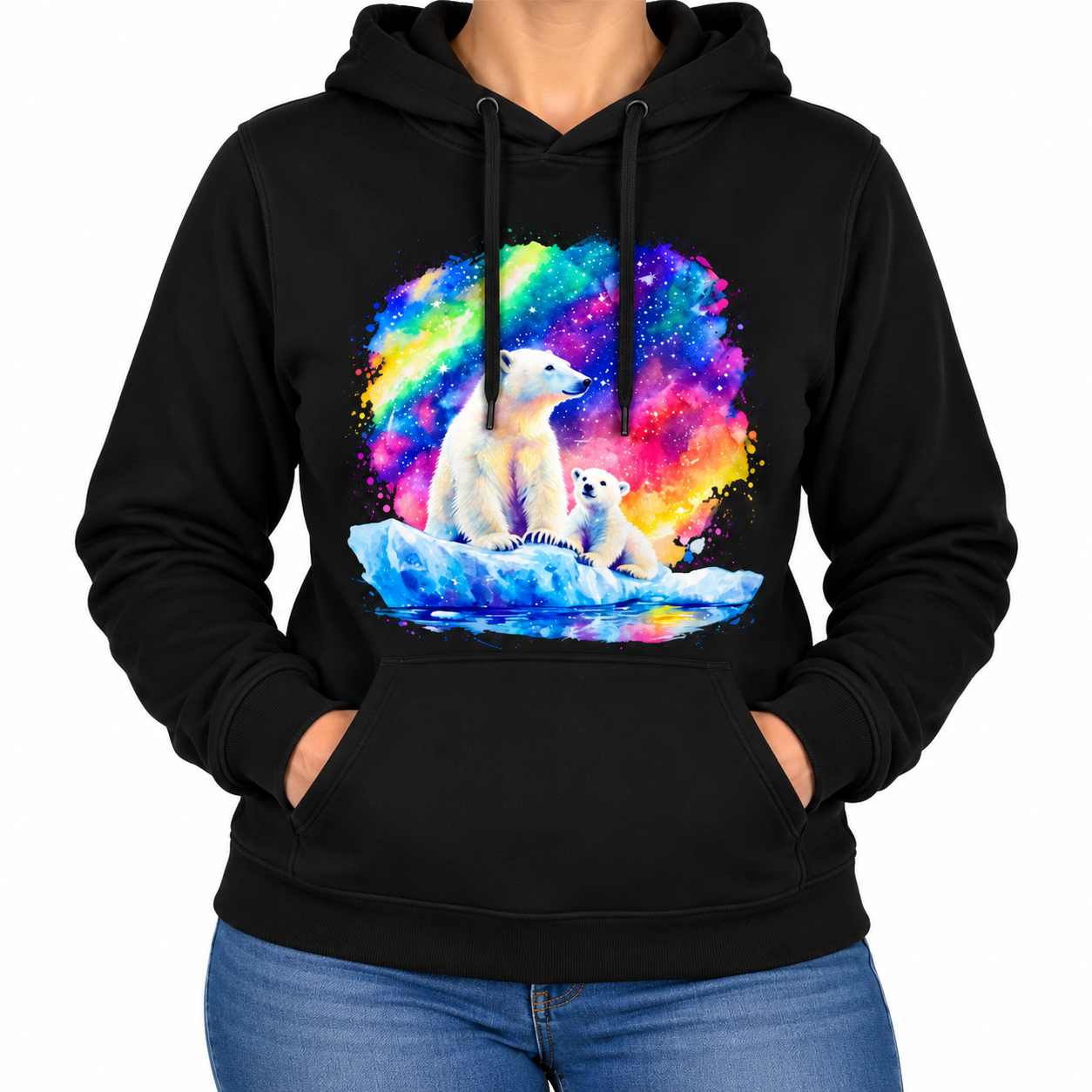 Rainbow Arctic Dreams Hoodie