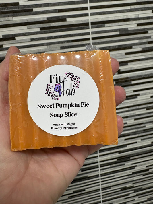 Sweet Pumpkin Pie Soap Slice