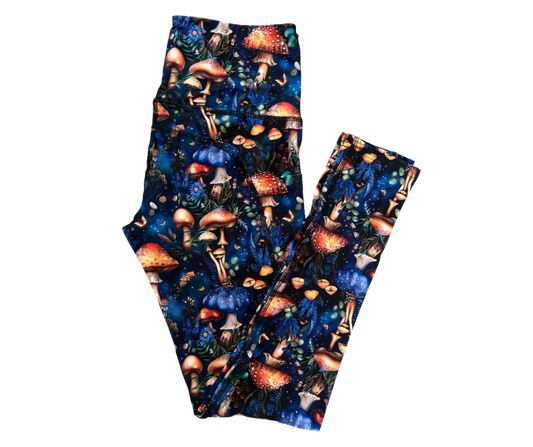 Enchanted Earth full length thigh pocket leggings