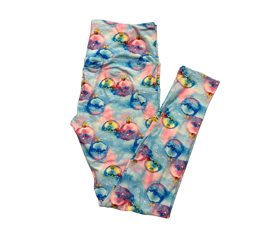 Christmas Bauble full length thigh pocket leggings. We’re £21 now £13