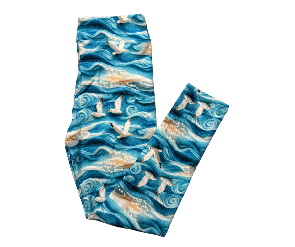 Kids Gull Power full length leggings