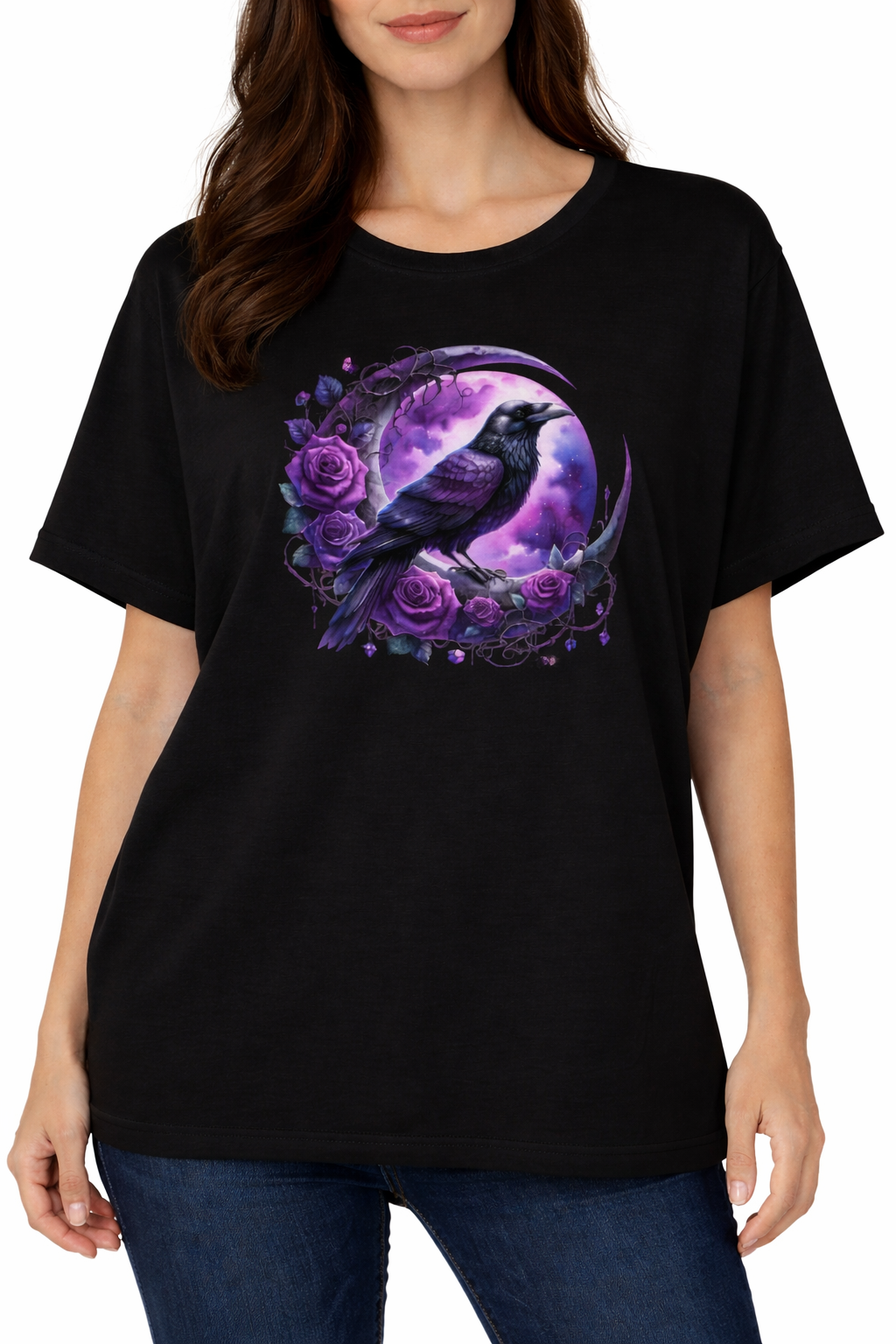 Purple Raven Moon T-Shirt