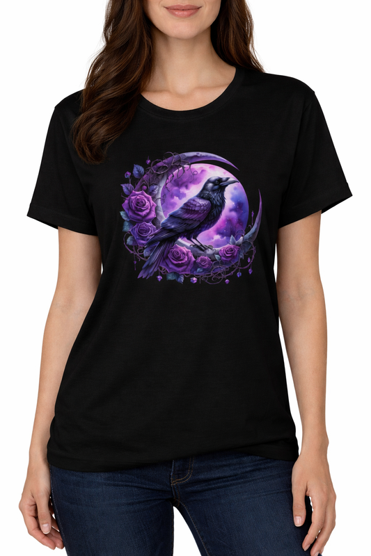 Purple Raven Moon T-Shirt