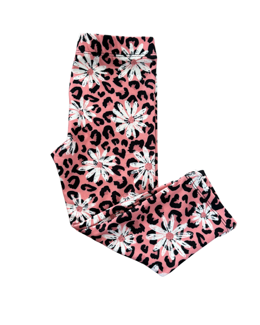 Toddler Daisy Gone Wild full length leggings