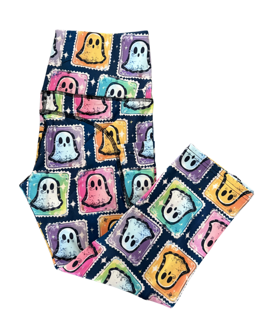 Ghost Post thigh pocket Capri leggings