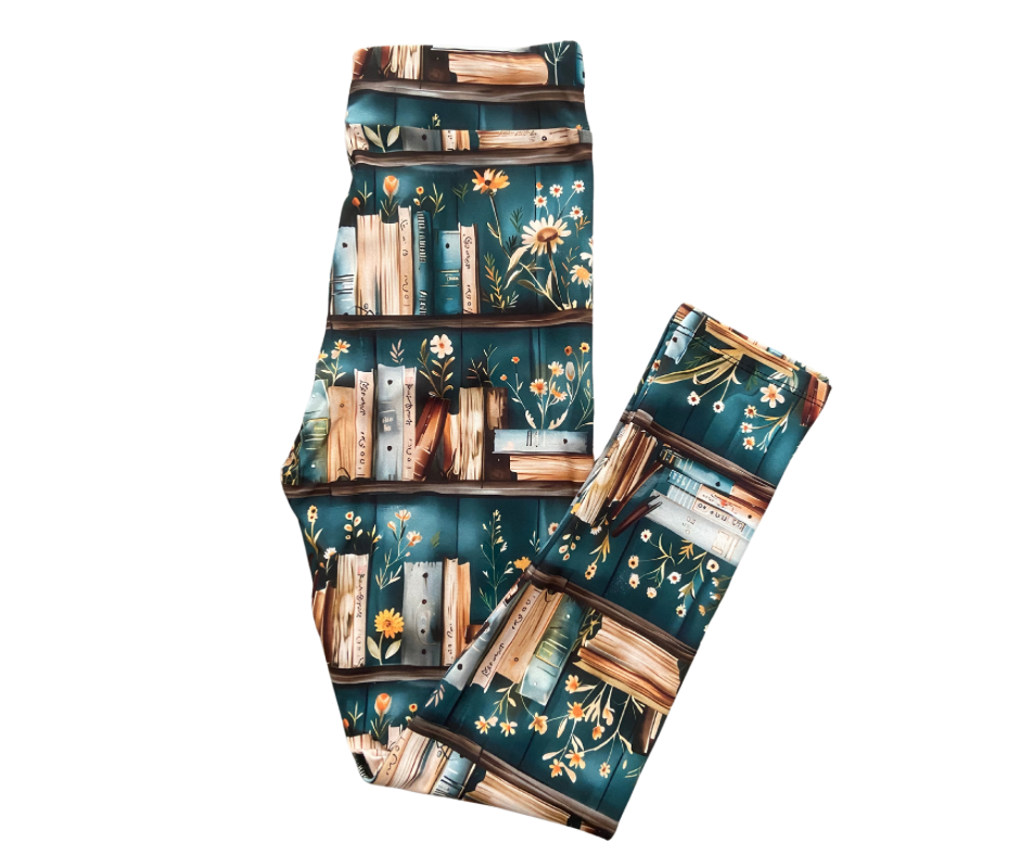 Kids book full length leggings