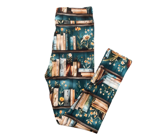 Kids book full length leggings