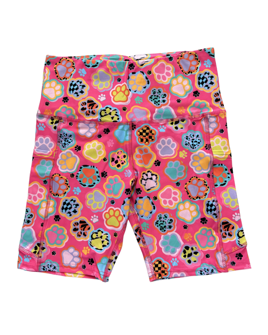 Pawsome Pop thigh pocket shorts