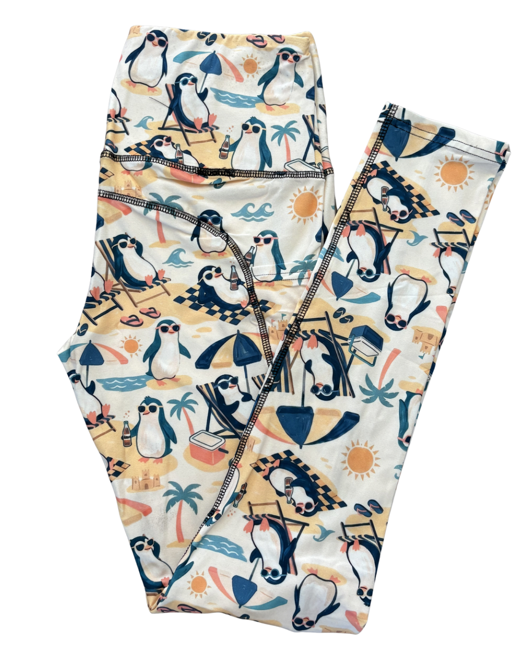 Chilling Chicks full length thigh pocket leggings