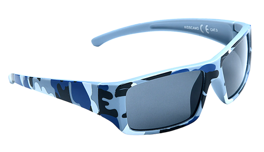 Kids Grey Camo Sunglasses