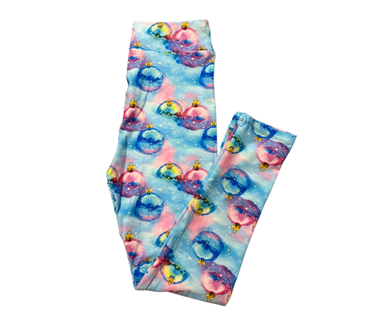 Kids Christmas Bauble full length leggings