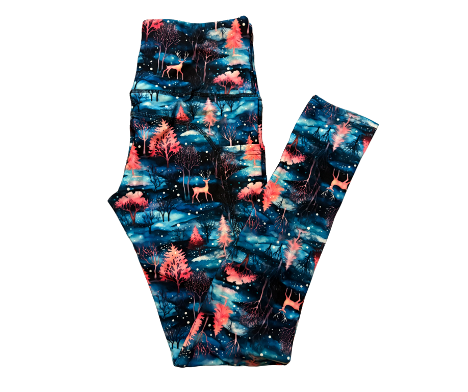 Stag full length thigh pocket leggings