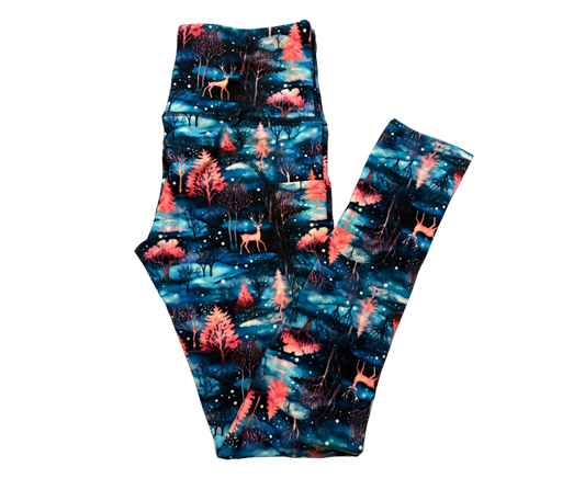 Stag full length thigh pocket leggings