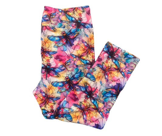 Dragonfly Capri Leggings
