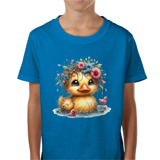 Kids Fluffy Duck T-Shirt