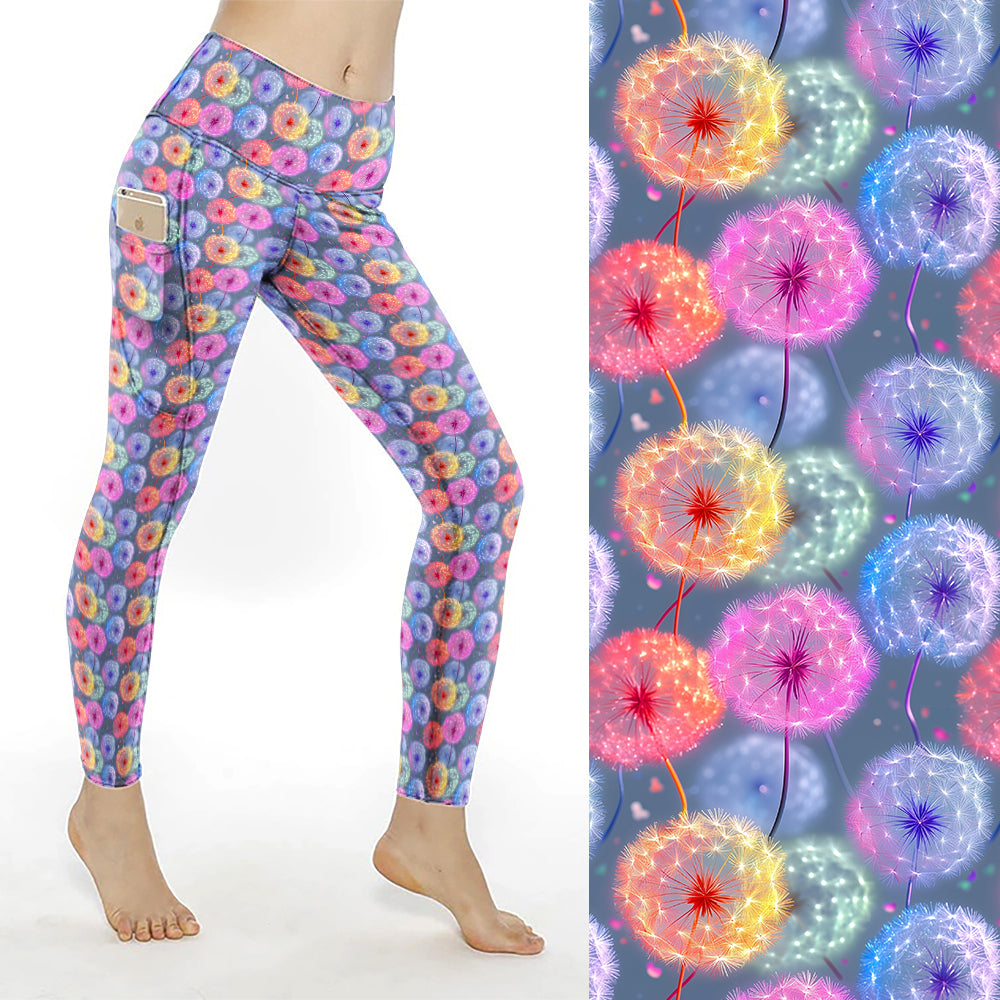 Preorder Colourburst Wishes thigh pocket full length leggings. Ends 28th February available early to mid April