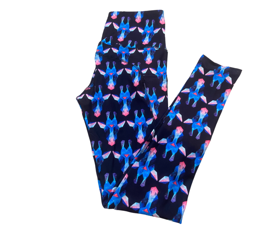 Geoff Giraffe Full Length Thigh Pocket Leggings