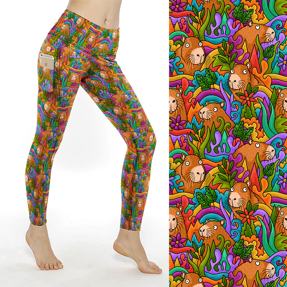 Preorder Leggybara thigh pocket full length leggings. Ends 31st December, available early to mid February