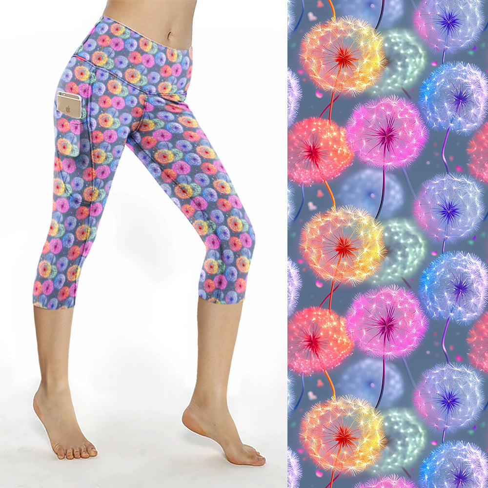 Preorder Colourburst Wishes thigh pocket Capri leggings. Ends 28th February available early to me d April