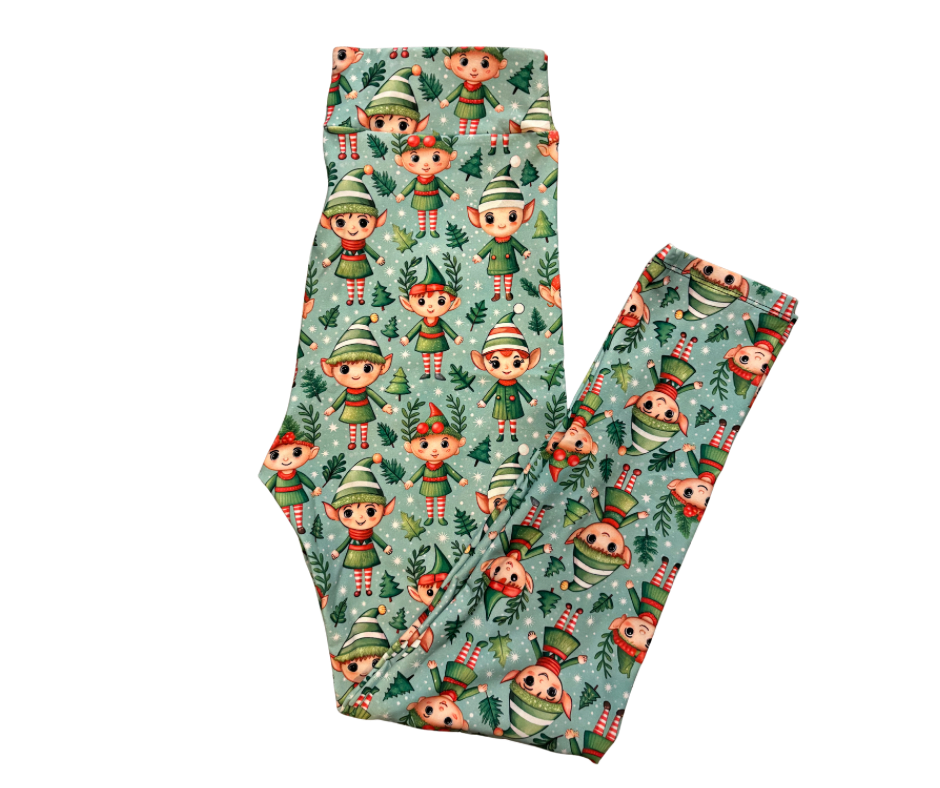 Kids Elf Buddie full length leggings